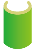U Type artificial grass