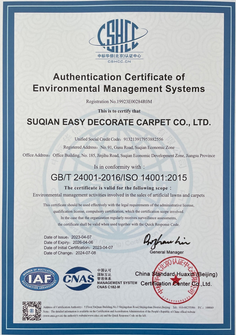 Authentication Certificate